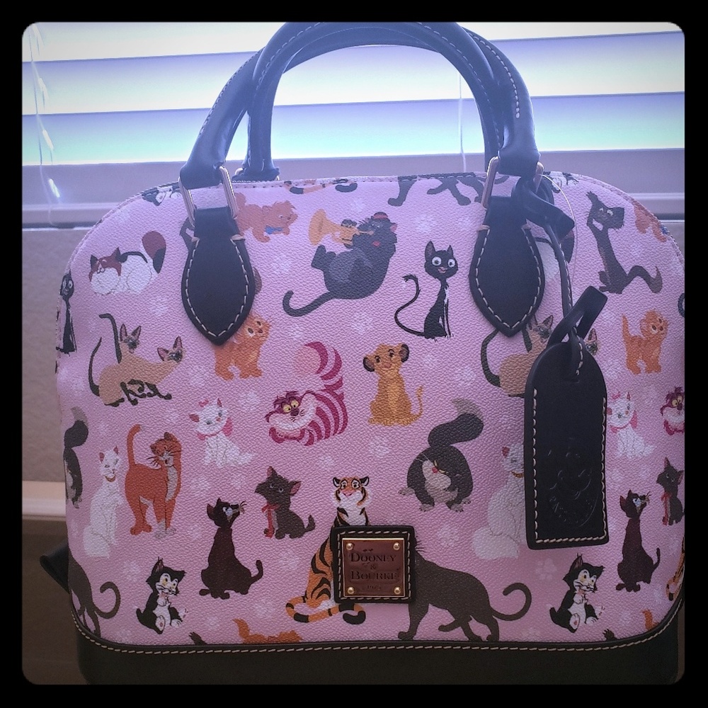 Disney dooney and bourke cats satchel ap edition